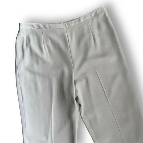 Giorgio Armani Womens Pants Sz 10 29" Waist Taupe Wool Crepe Trouser Minimalist - Picture 3 of 7